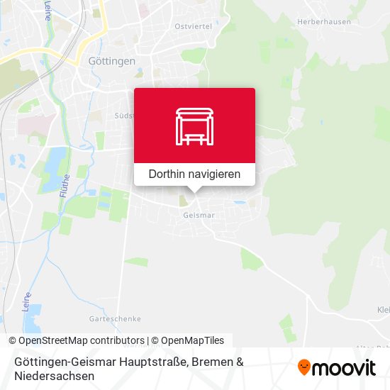 Göttingen-Geismar Hauptstraße Karte