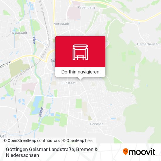 Göttingen Geismar Landstraße Karte