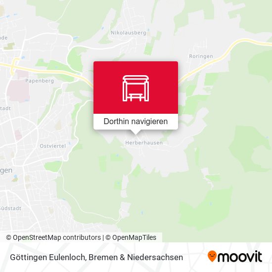 Göttingen Eulenloch Karte