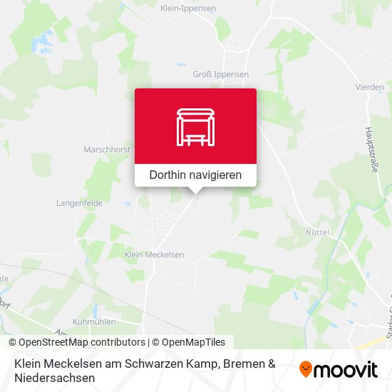 Klein Meckelsen am Schwarzen Kamp Karte