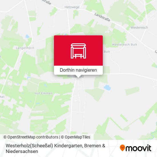 Westerholz(Scheeßel) Kindergarten Karte