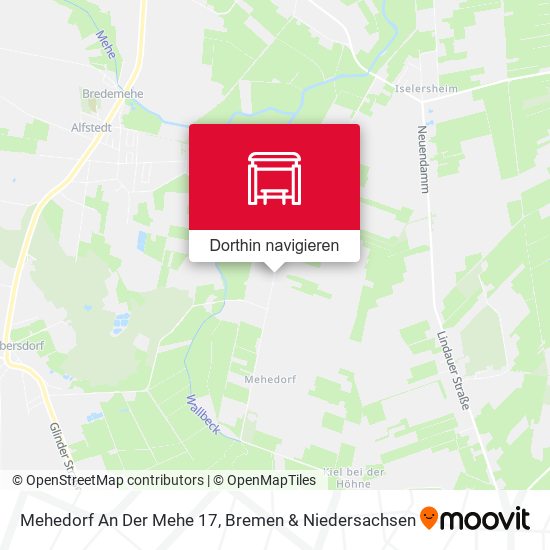 Mehedorf An Der Mehe 17 Karte
