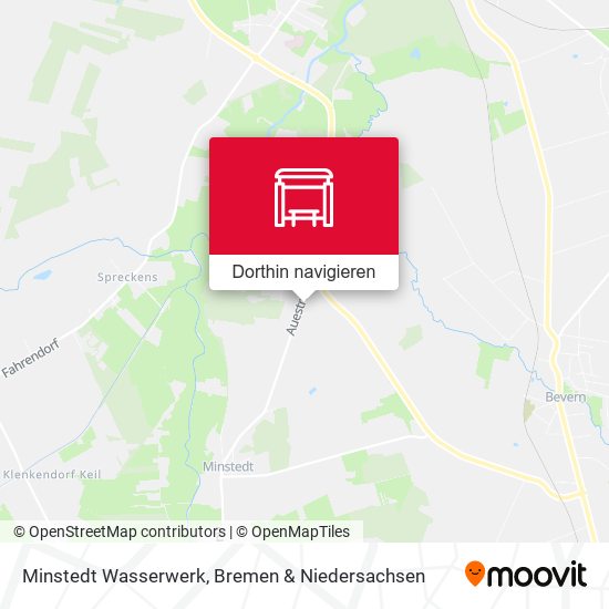 Minstedt Wasserwerk Karte