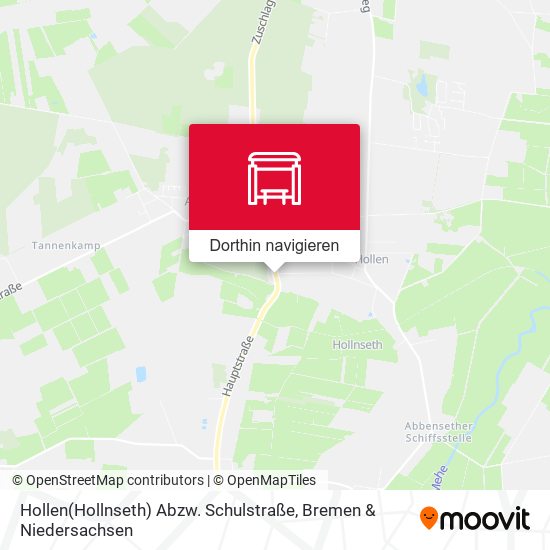 Hollen(Hollnseth) Abzw. Schulstraße Karte