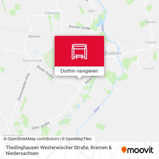 Thedinghausen Westerwischer Straße Karte