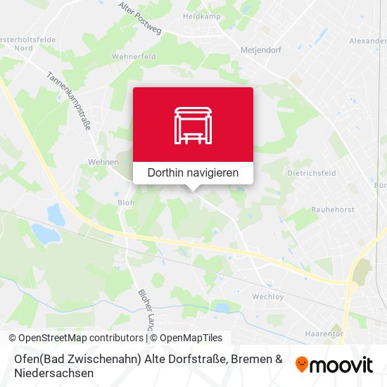 Ofen(Bad Zwischenahn) Alte Dorfstraße Karte