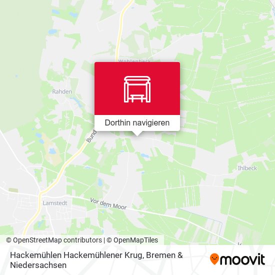 Hackemühlen Hackemühlener Krug Karte