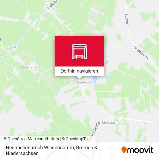 Neubachenbruch Wiesendamm Karte