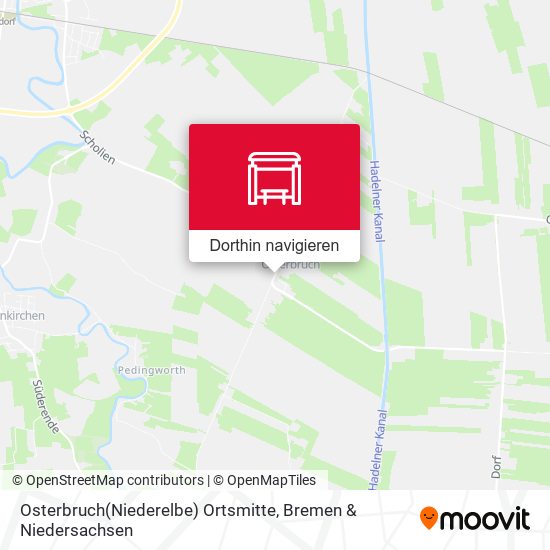 Osterbruch(Niederelbe) Ortsmitte Karte