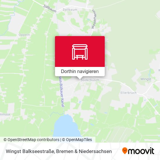 Wingst Balkseestraße Karte