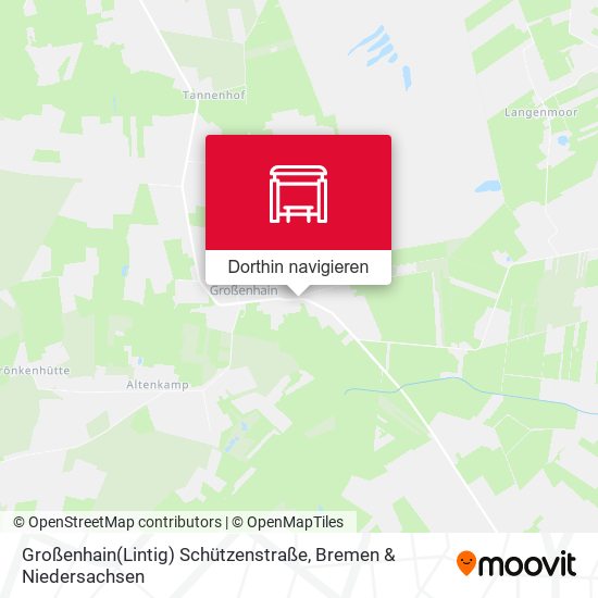 Großenhain(Lintig) Schützenstraße Karte