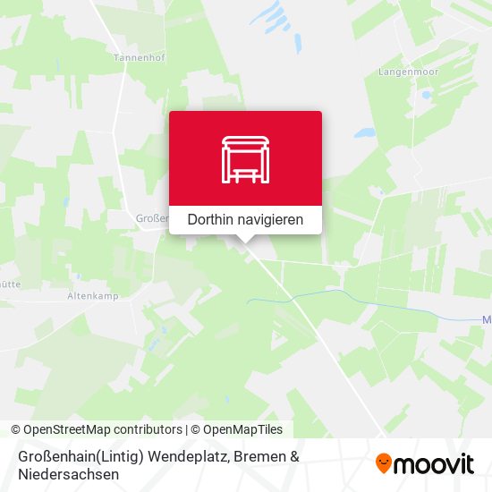 Großenhain(Lintig) Wendeplatz Karte