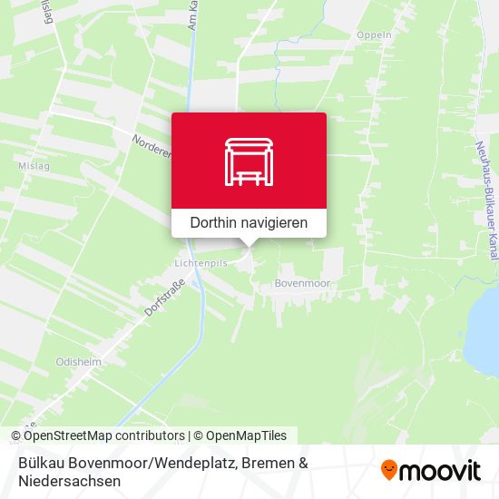Bülkau Bovenmoor/Wendeplatz Karte