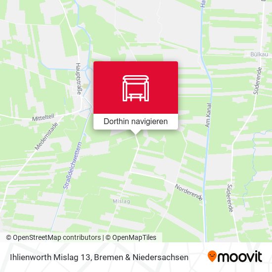 Ihlienworth Mislag 13 Karte