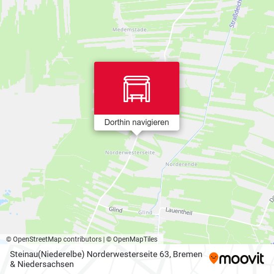 Steinau(Niederelbe) Norderwesterseite 63 Karte