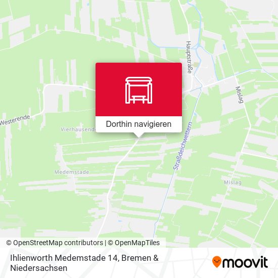Ihlienworth Medemstade 14 Karte