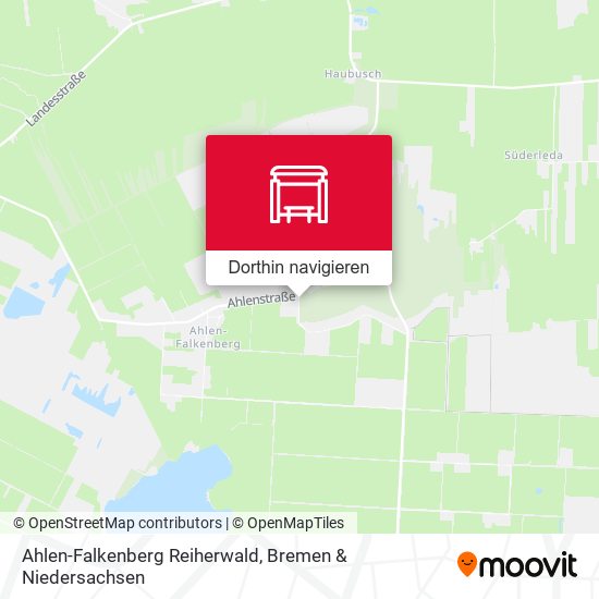 Ahlen-Falkenberg Reiherwald Karte