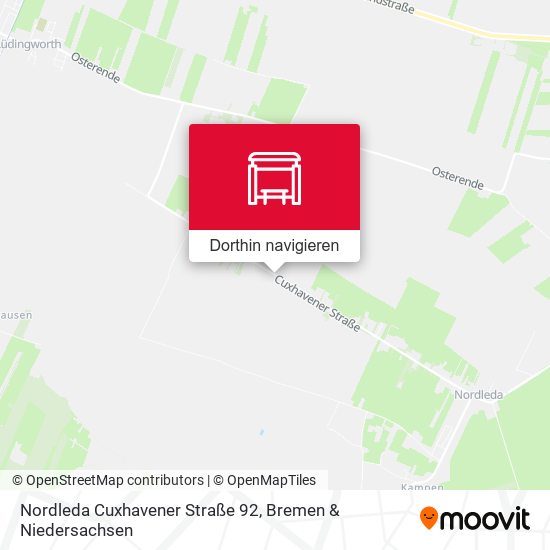 Nordleda Cuxhavener Straße 92 Karte