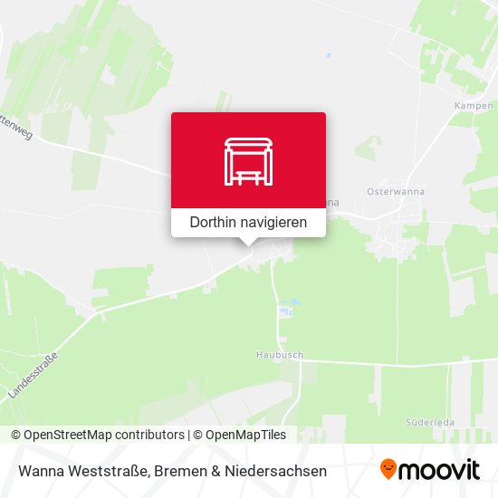 Wanna Weststraße Karte