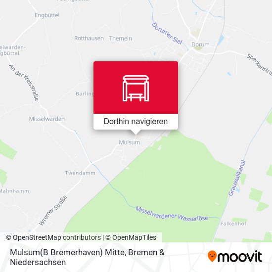 Mulsum(B Bremerhaven) Mitte Karte