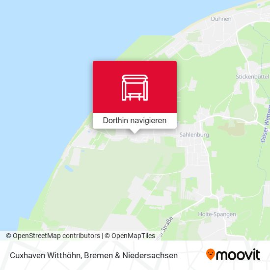 Cuxhaven Witthöhn Karte