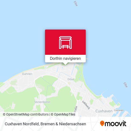 Cuxhaven Nordfeld Karte