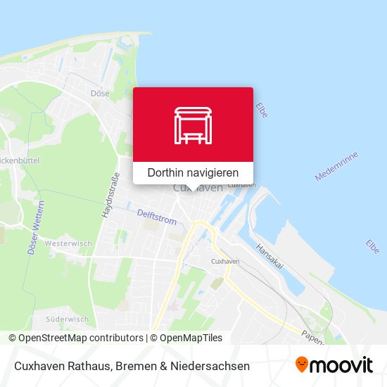Cuxhaven Rathaus Karte