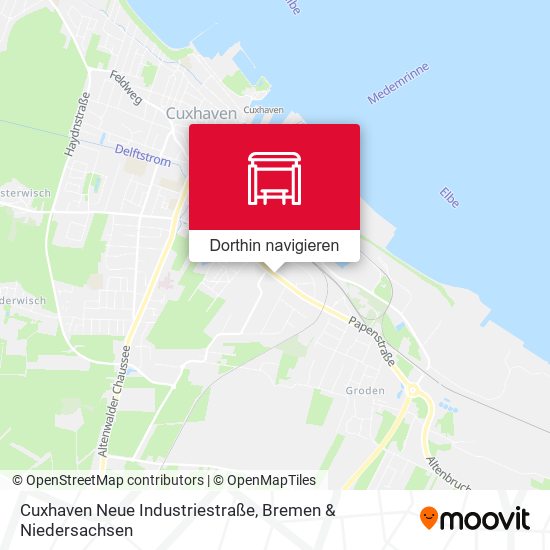 Cuxhaven Neue Industriestraße Karte