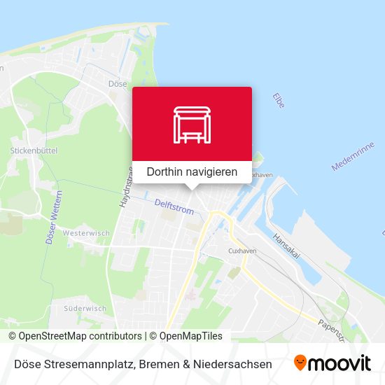 Döse Stresemannplatz Karte