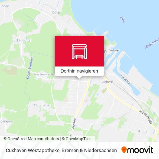 Cuxhaven Westapotheke Karte