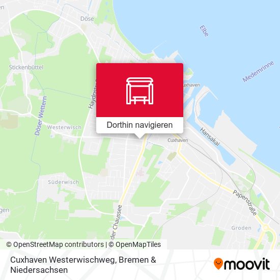 Cuxhaven Westerwischweg Karte