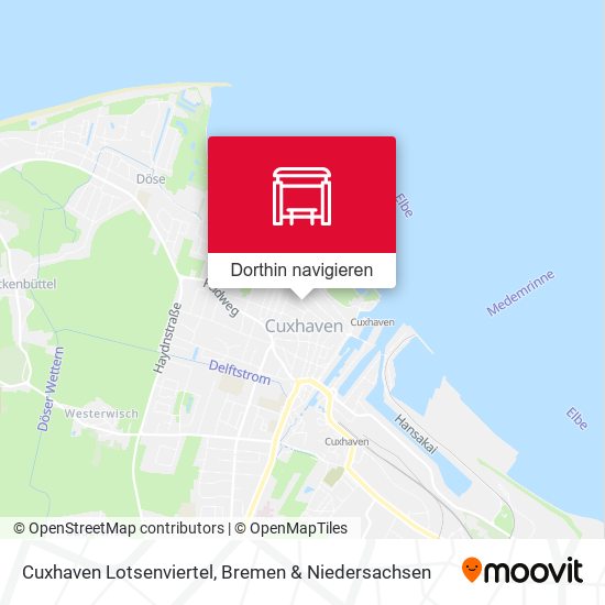 Cuxhaven Lotsenviertel Karte