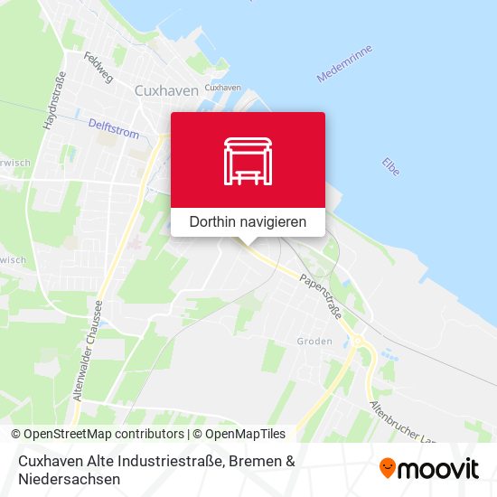 Cuxhaven Alte Industriestraße Karte