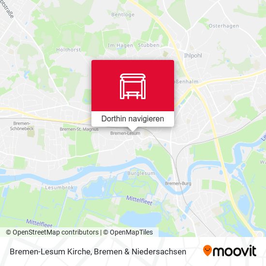 Bremen-Lesum Kirche Karte