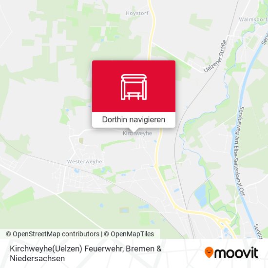 Kirchweyhe(Uelzen) Feuerwehr Karte