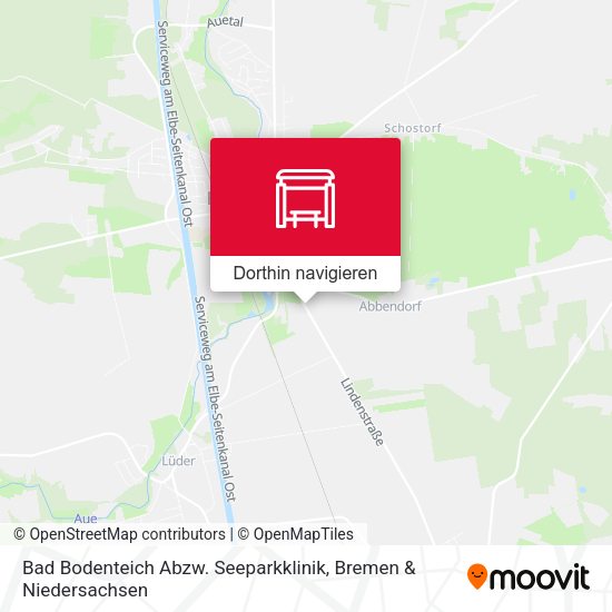 Bad Bodenteich Abzw. Seeparkklinik Karte
