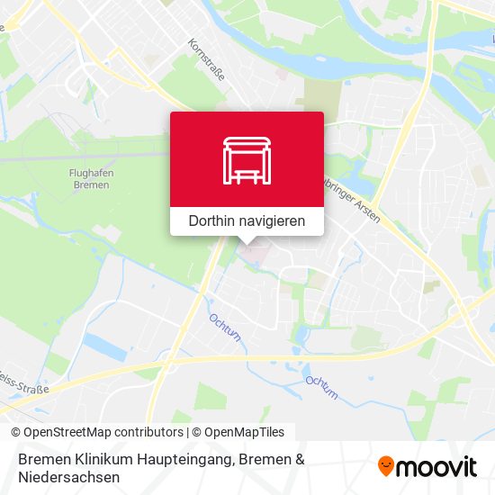 Bremen Klinikum Haupteingang Karte