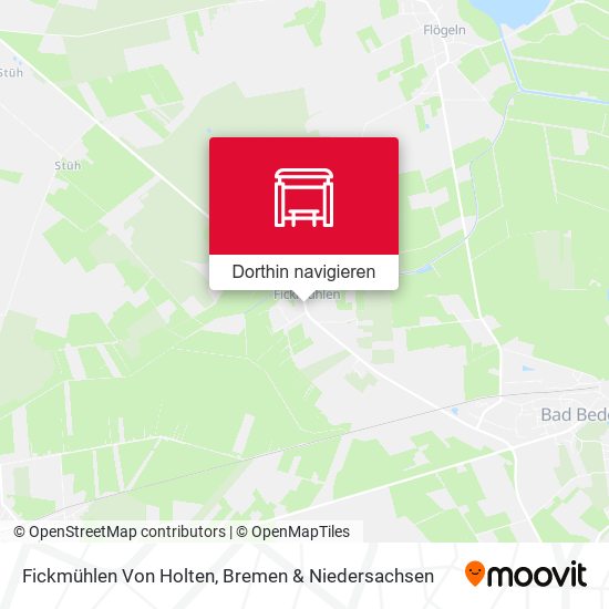 Fickmühlen Von Holten Karte