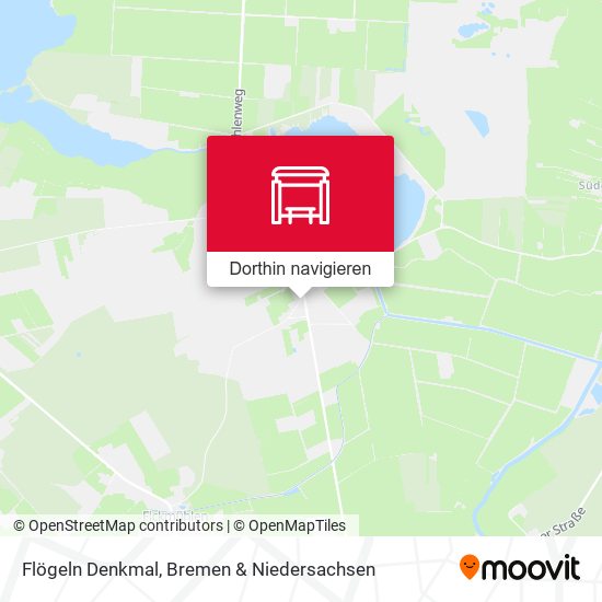 Flögeln Denkmal Karte