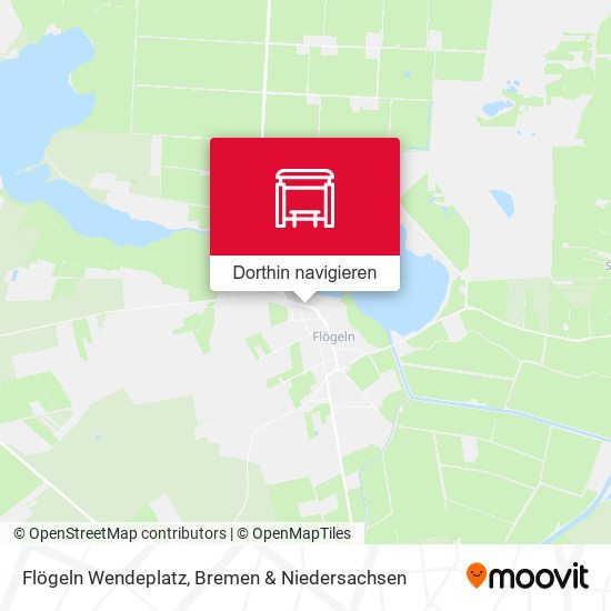 Flögeln Wendeplatz Karte