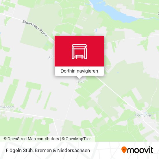 Flögeln Stüh Karte