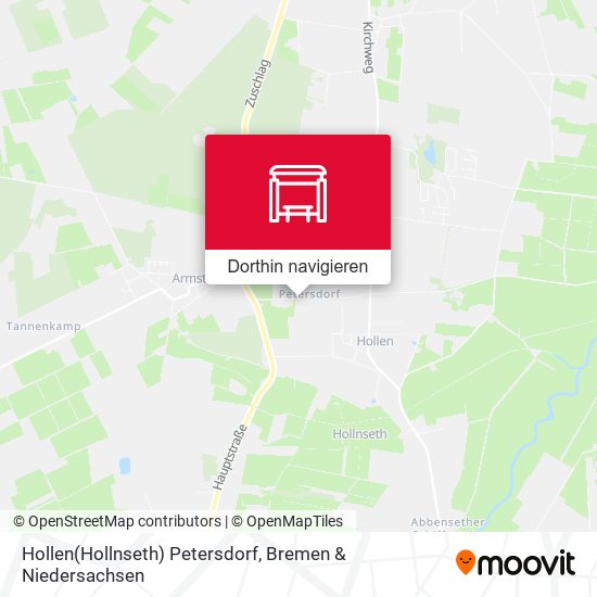 Hollen(Hollnseth) Petersdorf Karte