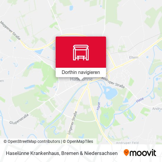 Haselünne Krankenhaus Karte
