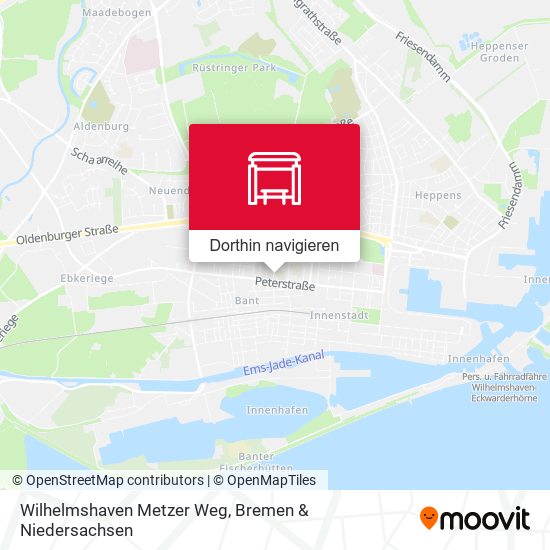 Wilhelmshaven Metzer Weg Karte