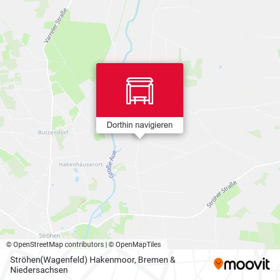 Ströhen(Wagenfeld) Hakenmoor Karte