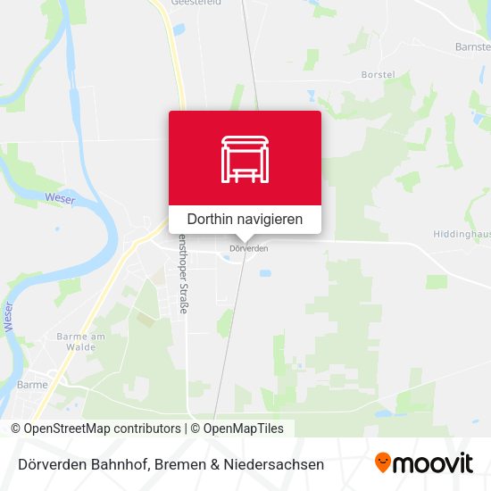 Dörverden Bahnhof Karte
