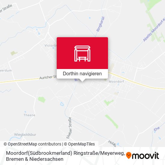Moordorf(Südbrookmerland) Ringstraße / Meyerweg Karte