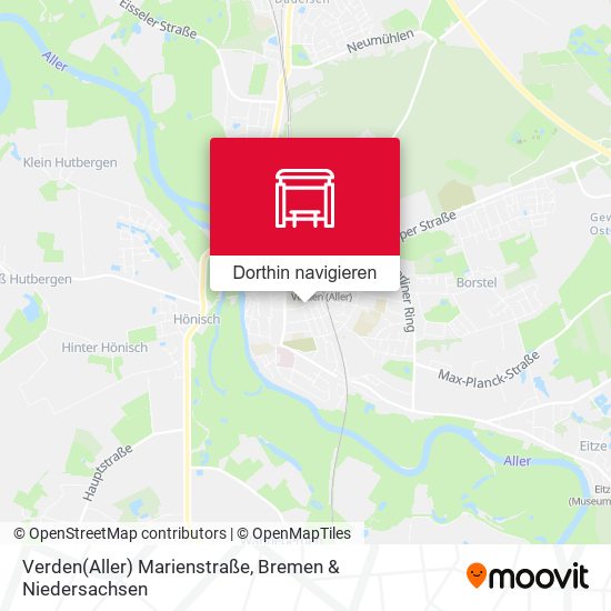 Verden(Aller) Marienstraße Karte
