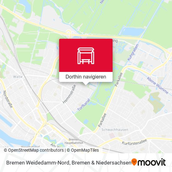 Bremen Weidedamm-Nord Karte