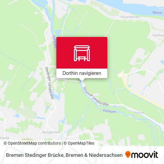 Bremen Stedinger Brücke Karte